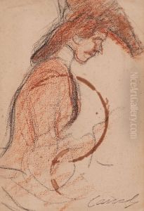 Joven Con Sombrero by Ricard Canals