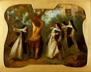 Les Lunettes by Nicolas Lancret