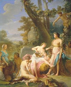 Les Vendanges ou Le Triomphe de Bacchus by Jean-Baptiste Marie Pierre