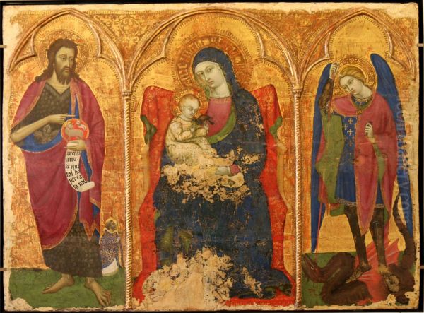 La Vierge et l'Enfant entre saint Jean Baptiste et saint Michel - view 1