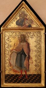Saint Sebastien by Master of the Bargello Tondo