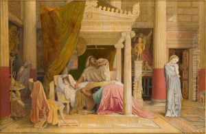 Stratonice et Antiochus by Jean Auguste Dominique Ingres