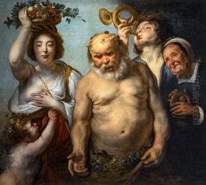 Silenus and the four seasonsFrancais:Silene et les quatre saisonsItaliano:Sileno e le quattro stagioni