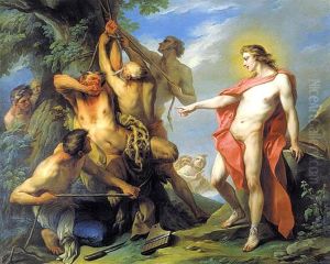 Apollon fait ecorcher Marsyas