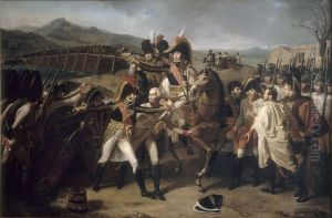 La surprise du pont du Danube, 14 novembre 1805 by Guillaume Guillon-Lethiere