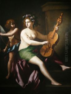 Erato, Muse of Lyrics by Giovanni Baglione