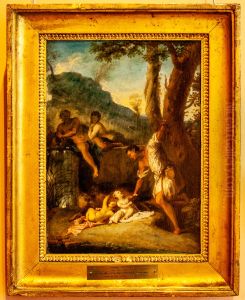 " Faustulus recueillant Romulus et Remus" by Nicolas Vleughels