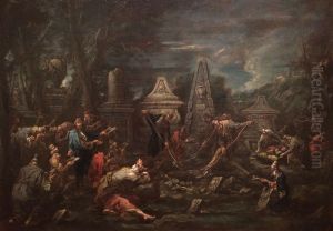Funerailles juives by Alessandro Magnasco