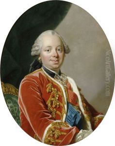 Portrait of Etienne Francois de Choiseul (1719-1785) by Louis-Michel Van Loo