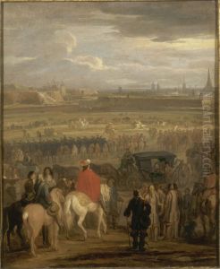 Louis XIV recevant la reddition de la citadelle de Cambrai le 18 avril 1677