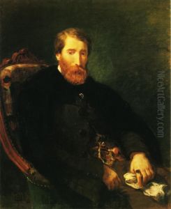 Portrait d'Alfred Bruyas by Eugene Delacroix