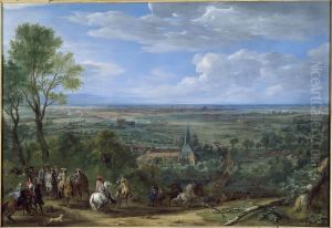Louis XIV au siege de Lille, devant le prieure de Fives, aout 1667