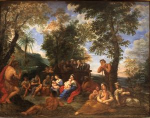 Predication of Saint John the Baptist by Francesco Albani