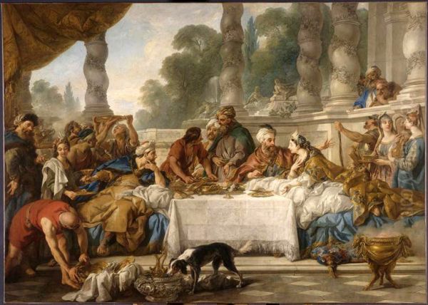 Repas donne par Esther a Assuerus - view 1