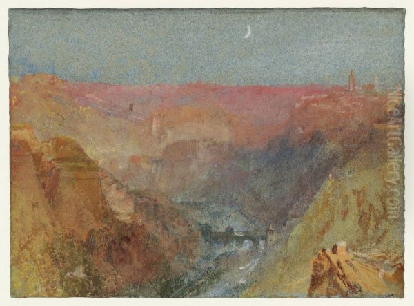 Luxembourg from the Alzette Valley to the North - view 1