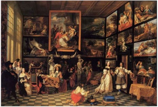 Interior of an art gallery - view 1