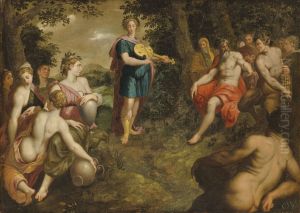 The Contest of Apollo and Pan by Jacob De Backer