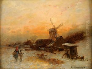 Ein Wintertag geht zu Ende. by Desire Thomassin
