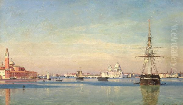 View of Venice with San Giorgio Maggiore and Santa Maria delle Salute. - view 1
