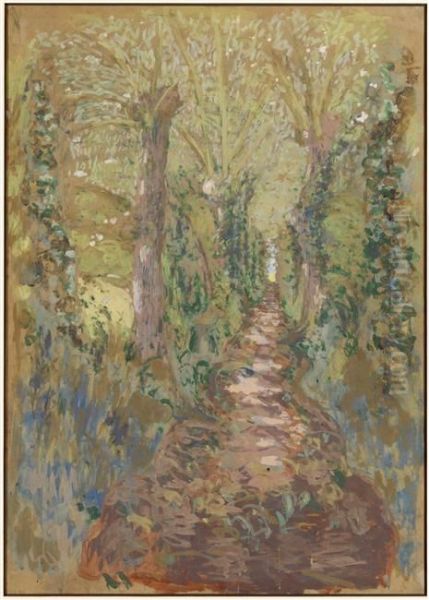 L'Allee en sous-bois, Amfreville - view 1