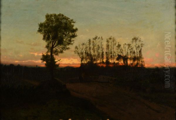 Paysage au crepuscule - view 1