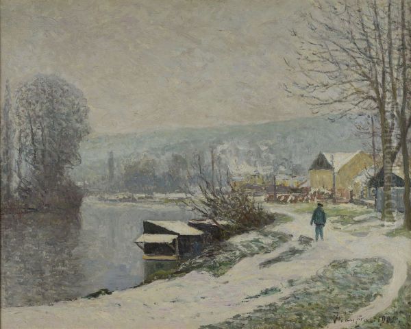 La neige a Port-Marly - view 1