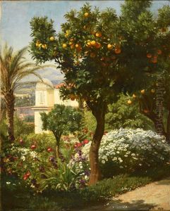 Un oranger dans la Villa Fremy a Nice Un oranger dans la Villa Fremy a Nice