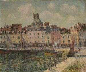 Le Quai Duquesne a Dieppe