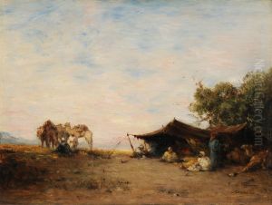 Un gourbi by Narcisse Berchere