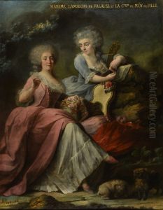 Madame Langlois de Falaise et sa fille, la comtesse de Moy de Sons