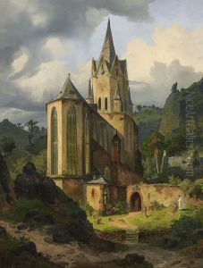 An idealized view of the Church of our Lady in Oberwesel