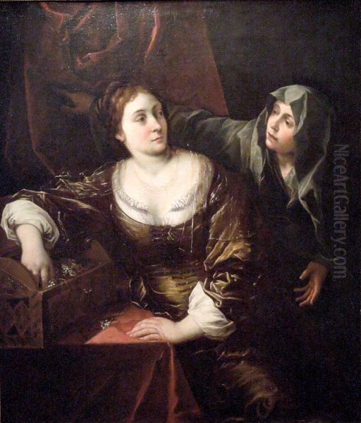 St. Martha exhortation to Mary Magdalene - view 1