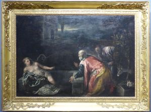 Suzanne et les vieillards by Jacopo Bassano