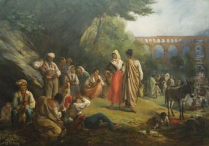 Bohemians at Pont du Gard