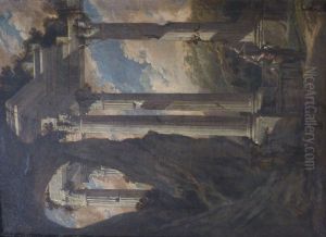 Ruines dans un paysage Ruines dans un paysage