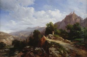 Road to Tyrol by Jules Louis Phillipe Coignet