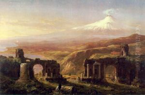 Mount Aetna from Taormina by Thomas Cole