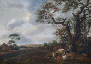Paysage avec bohemiens au repos Paysage avec bohemiens au repos