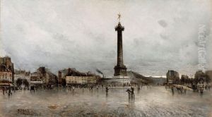 La Place de la Bastille en 1882 La Place de la Bastille en 1882