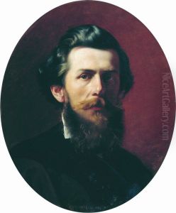 Portrait of Alexei Bogoliubov by Fyodor Bronnikov