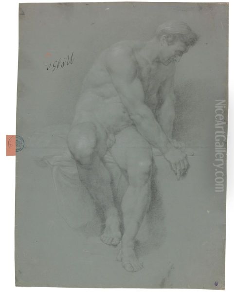 Academia, Study of a Male Figure - view 1