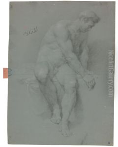 Academia, Study of a Male Figure Academia, Study of a Male Figure