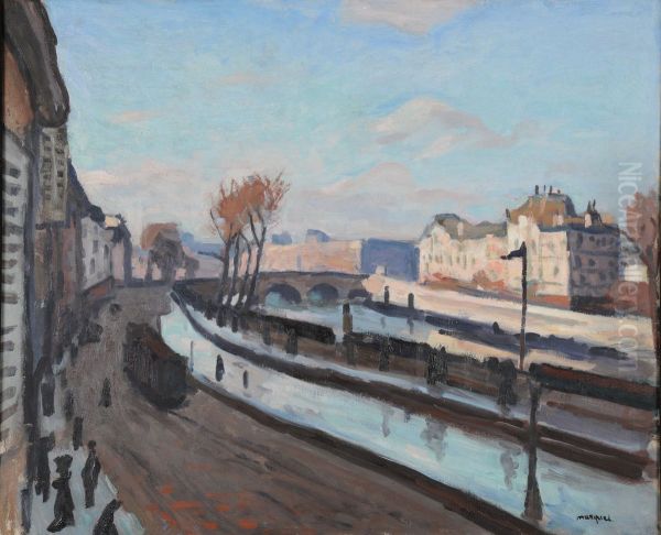 Le quai des Grands Augustins - view 1