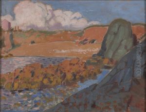 La plage rouge by Maurice Denis