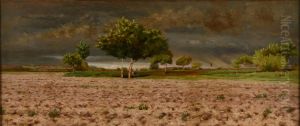 L'orage by Antoine Chintreuil