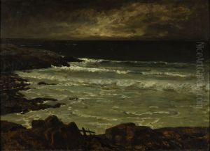 Temps d'orage sur la mer by Charles Cottet