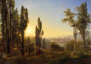 Florence, vue de San Miniato by Louise-Josephine Sarazin de Belmont