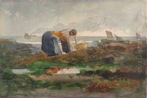 The Mussel Gatherers by Winslow Homer