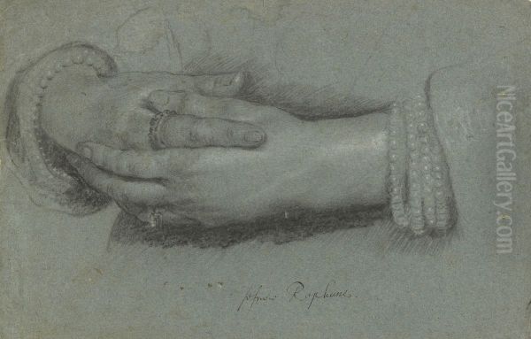 Study of a Woman's Hands - view 1