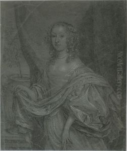 Study for the portrait of Levina de Vries by Cornelis Janssens van Ceulen